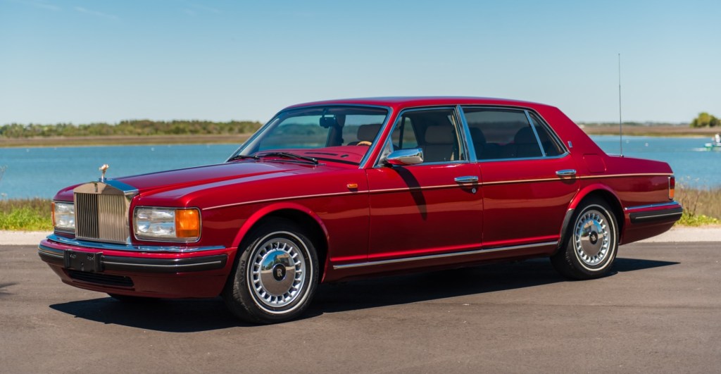 Red 1996 Rolls-Royce Silver Spur