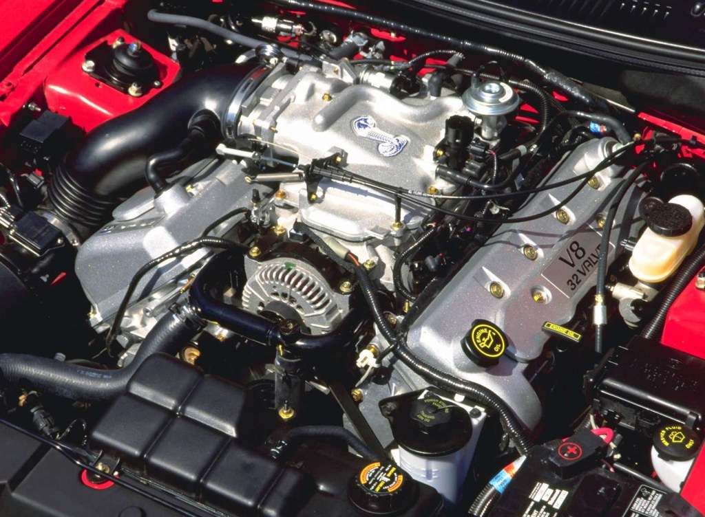 The 1999 Ford Mustang SVT Cobra's 4.6-liter V8