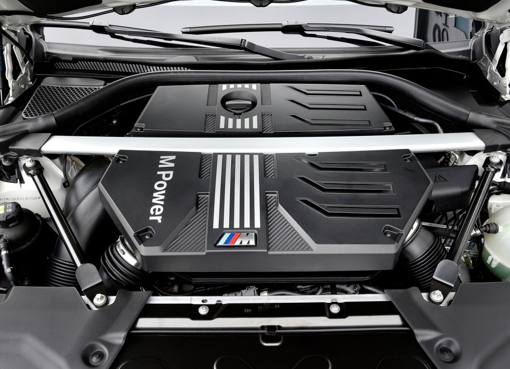 The 2020 BMW X3 M Competition's 3.0-liter twin-turbo six-cylinder engine