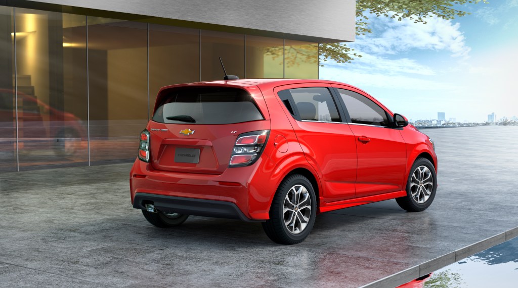2020 Chevrolet Sonic rear shot