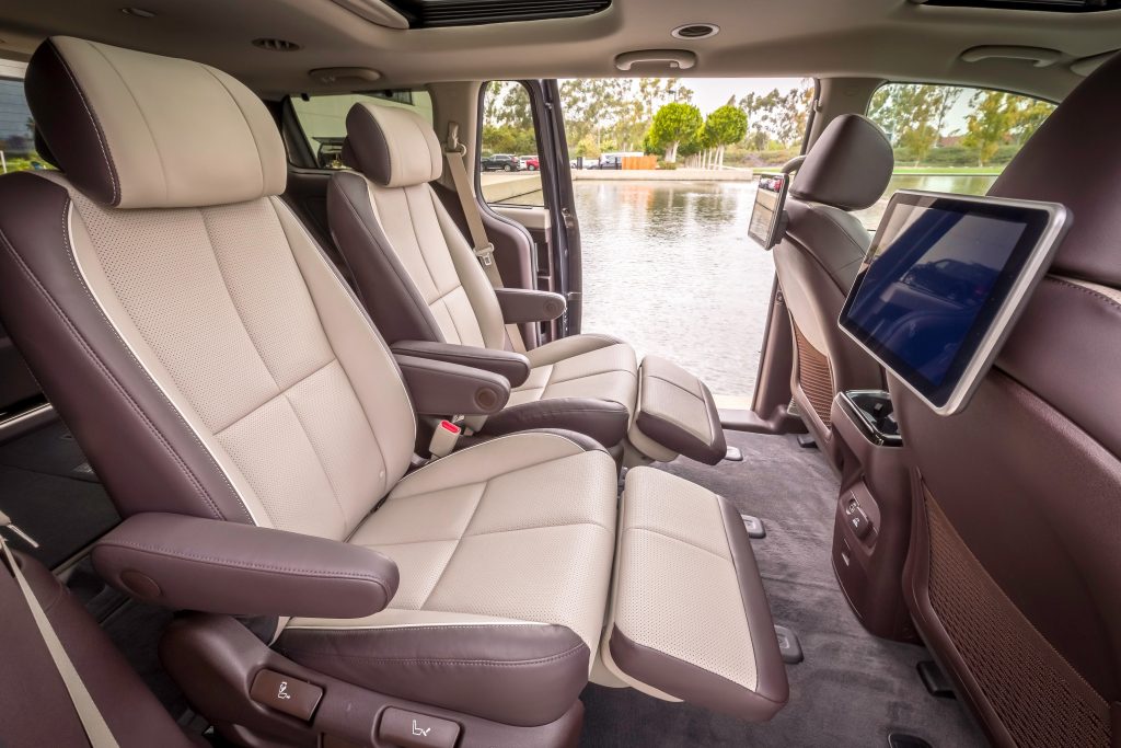 2020 Kia Sedona rear seats