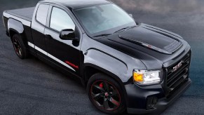 Black 2021 SVE GMC Syclone 750 HP edition pickup truck