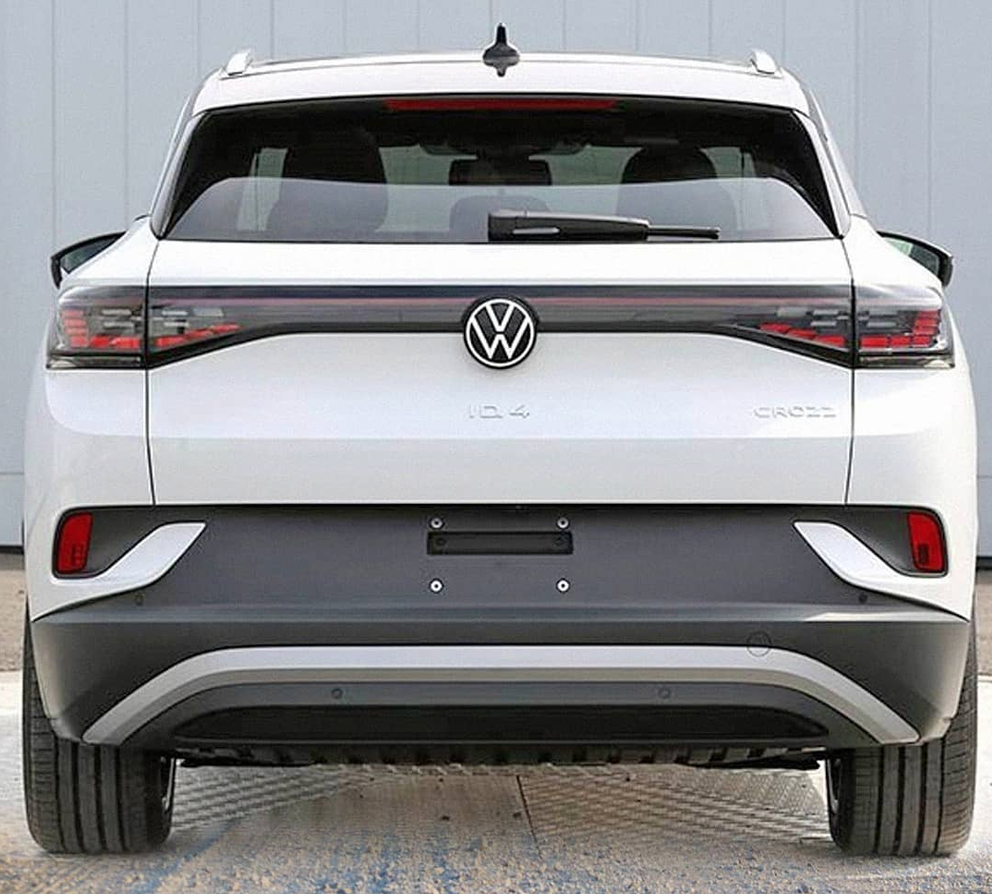2021 VW ID.4 Cross EV rear view in white