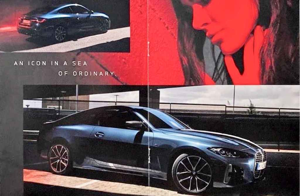 2021 leaked BMW 4-Series brochure with several images