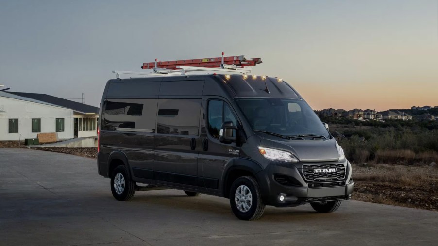 The 2023 Ram ProMaster on the road