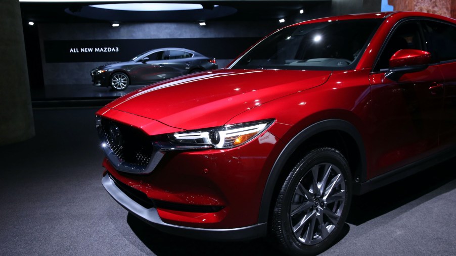 A general view of the Mazda CX-5 during the L.A. Auto Show