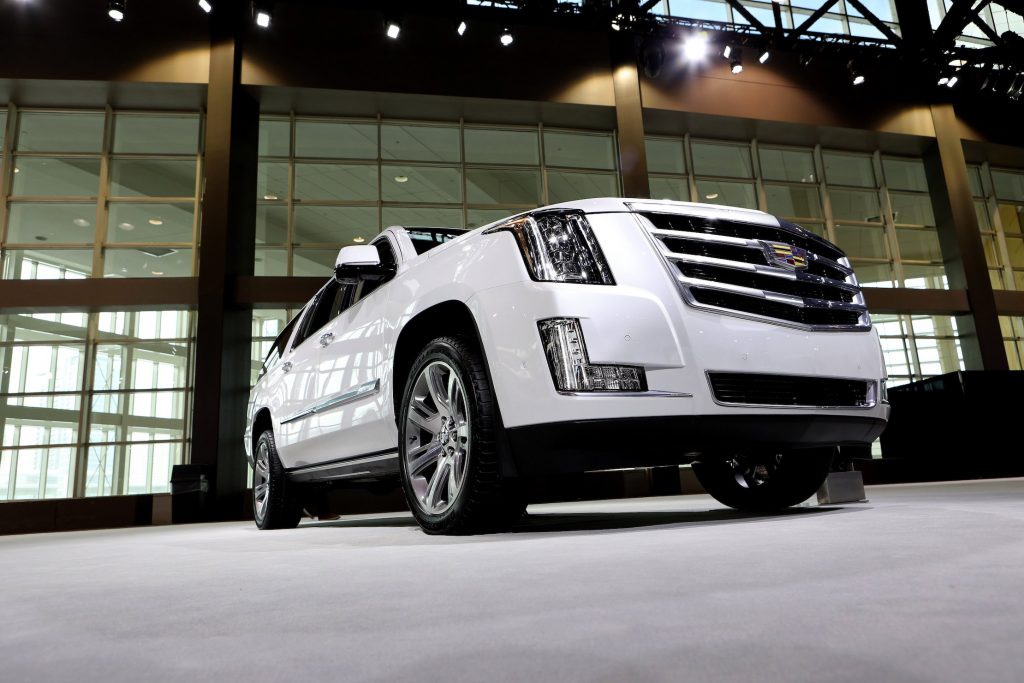 2018 Cadillac Escalade is on display at the 110th Annual Chicago Auto Show