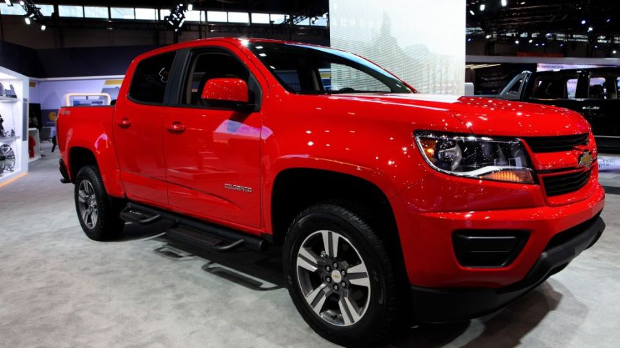 2017 Chevrolet Colorado is on display at the 109th Annual Chicago Auto Show