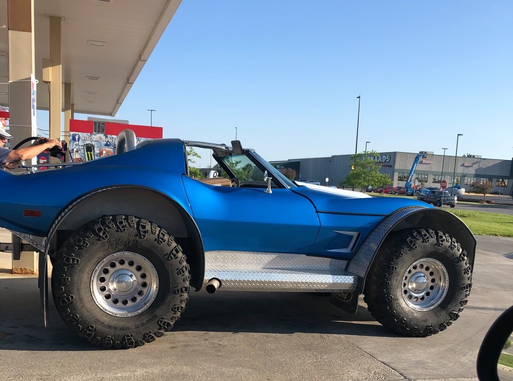 Corvette made into off-road freak