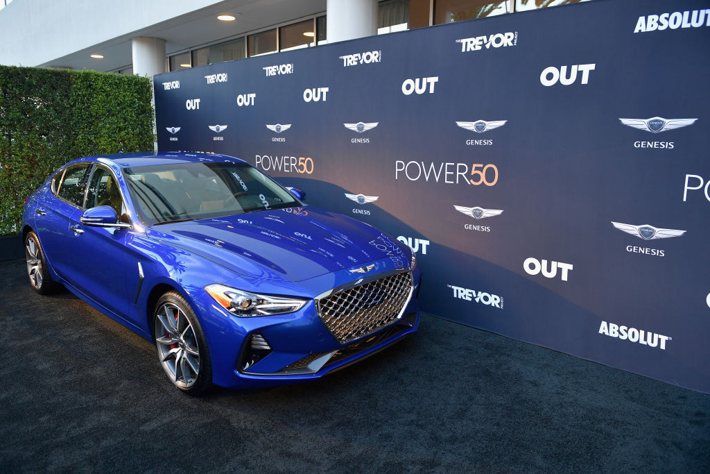The Gensis G70 at OUT Magazine's Power 50 Award & Celebration Presented By Genesis at NeueHouse Los Angeles