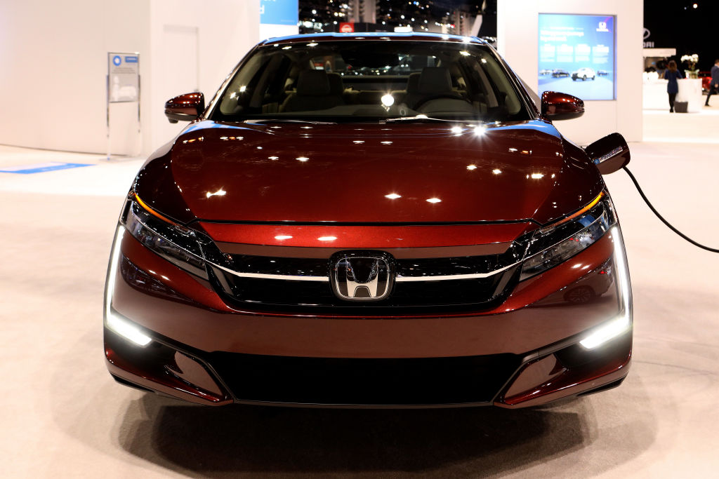 2019 Honda Clarity is on display at the 111th Annual Chicago Auto Show in 2019