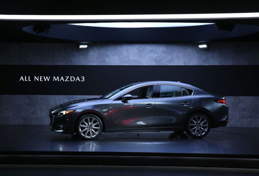 A general view of the all-new Mazda3 is seen during the L.A. Auto Show