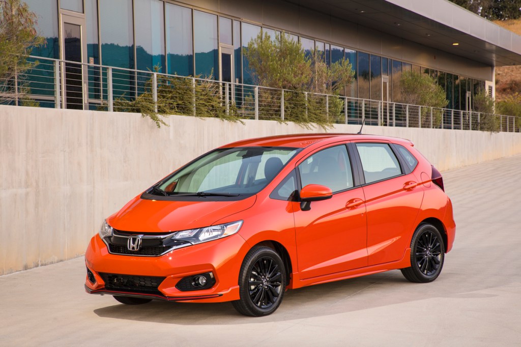 2020 Honda Fit parked outside