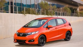 2020 Honda Fit parked outside