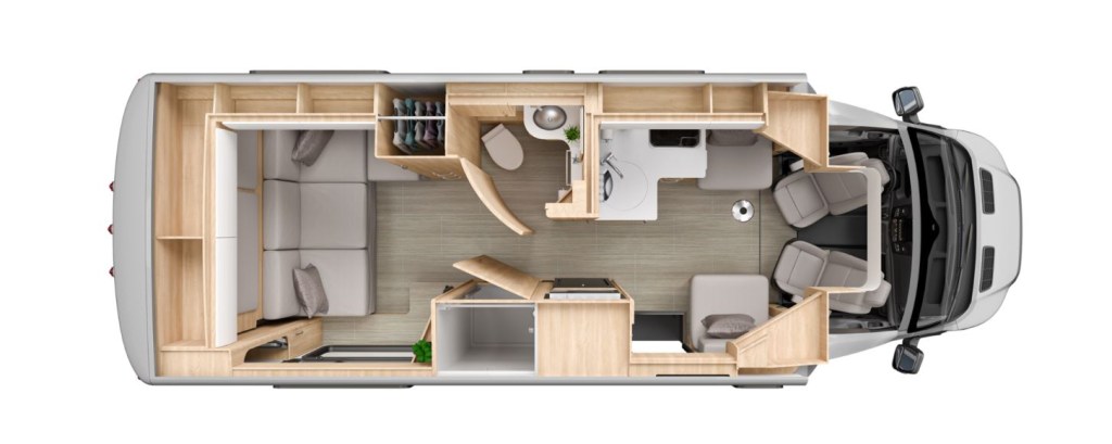 Interior view of the 2021 Wonder RL