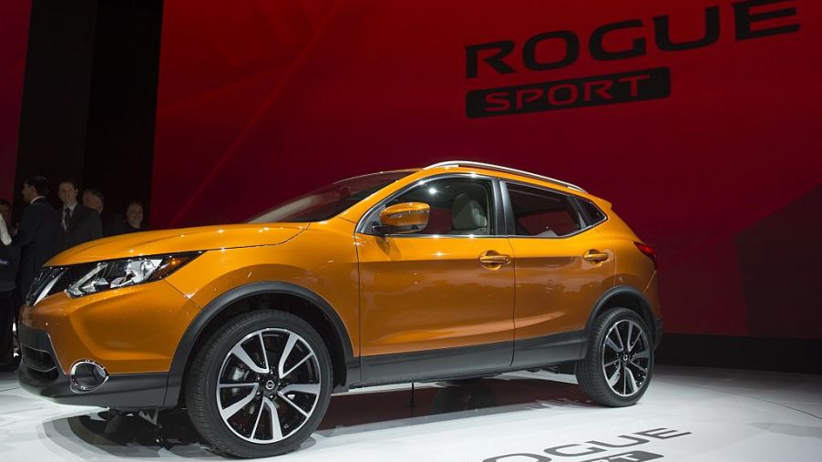 The 2017 Nissan Rogue Sport is unveiled during the 2017 North American International Auto Show