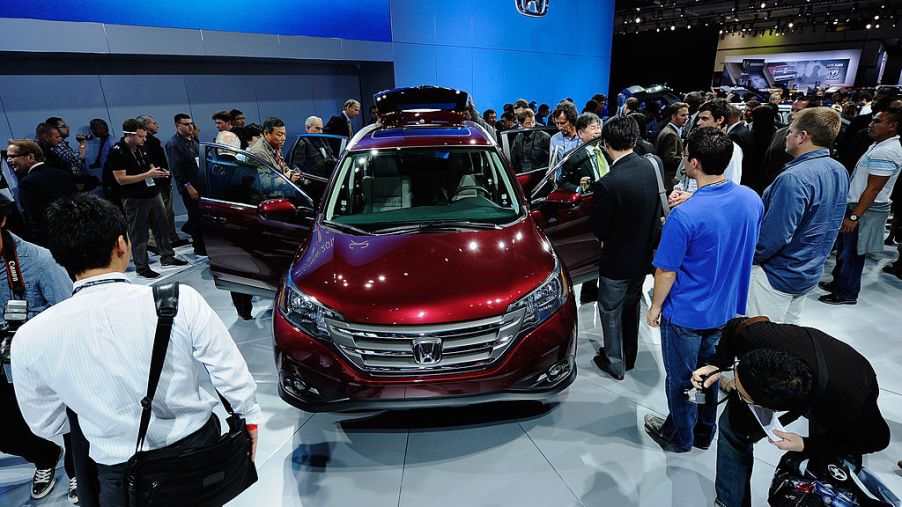 The new Honda CR-V is unveiled at the LA Auto Show