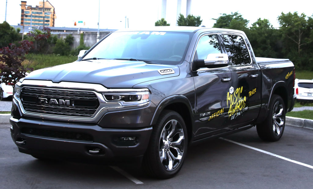 A view of the 2019 Ram 1500 Hemi 5.7L during Ram Trucks presents Drive: Artists to Watch @ the CMT Music Awards