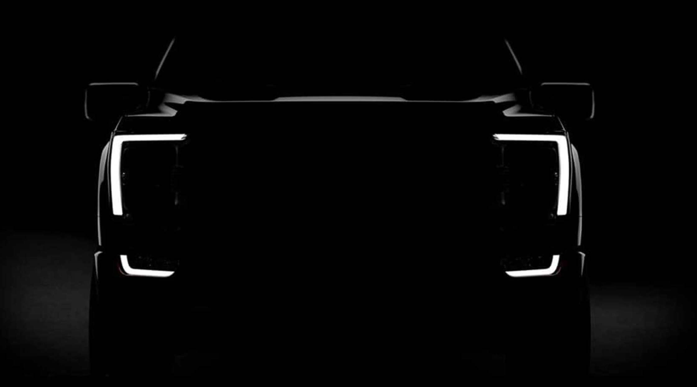 Ford 2021 F-150 headlight Teaser