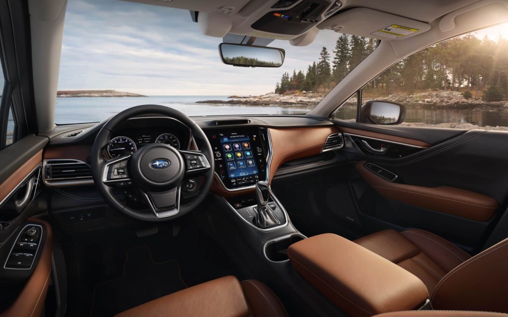 2020 Subaru Outback interior fitted with Java Brown Nappa Leather.