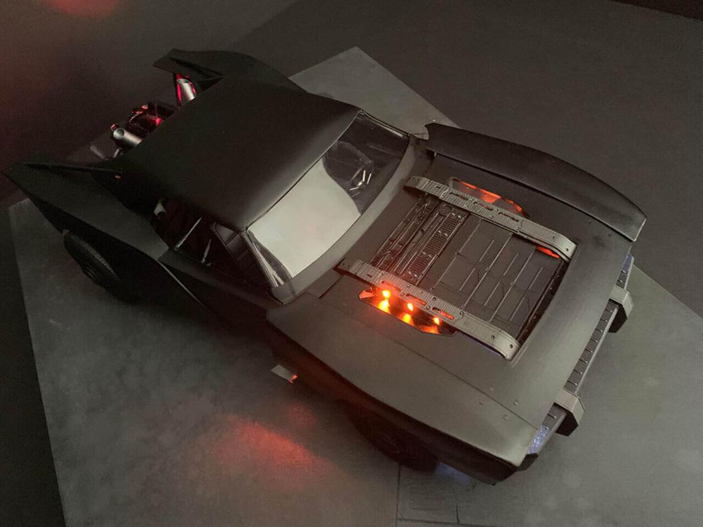 The Batman Batmobile 2021 looking down from front | Frost