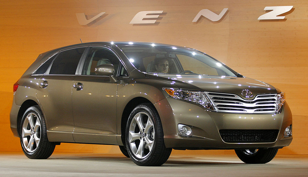 The new 2009 Toyota Venza is revealed to the media at the 2008 North American International Auto Show