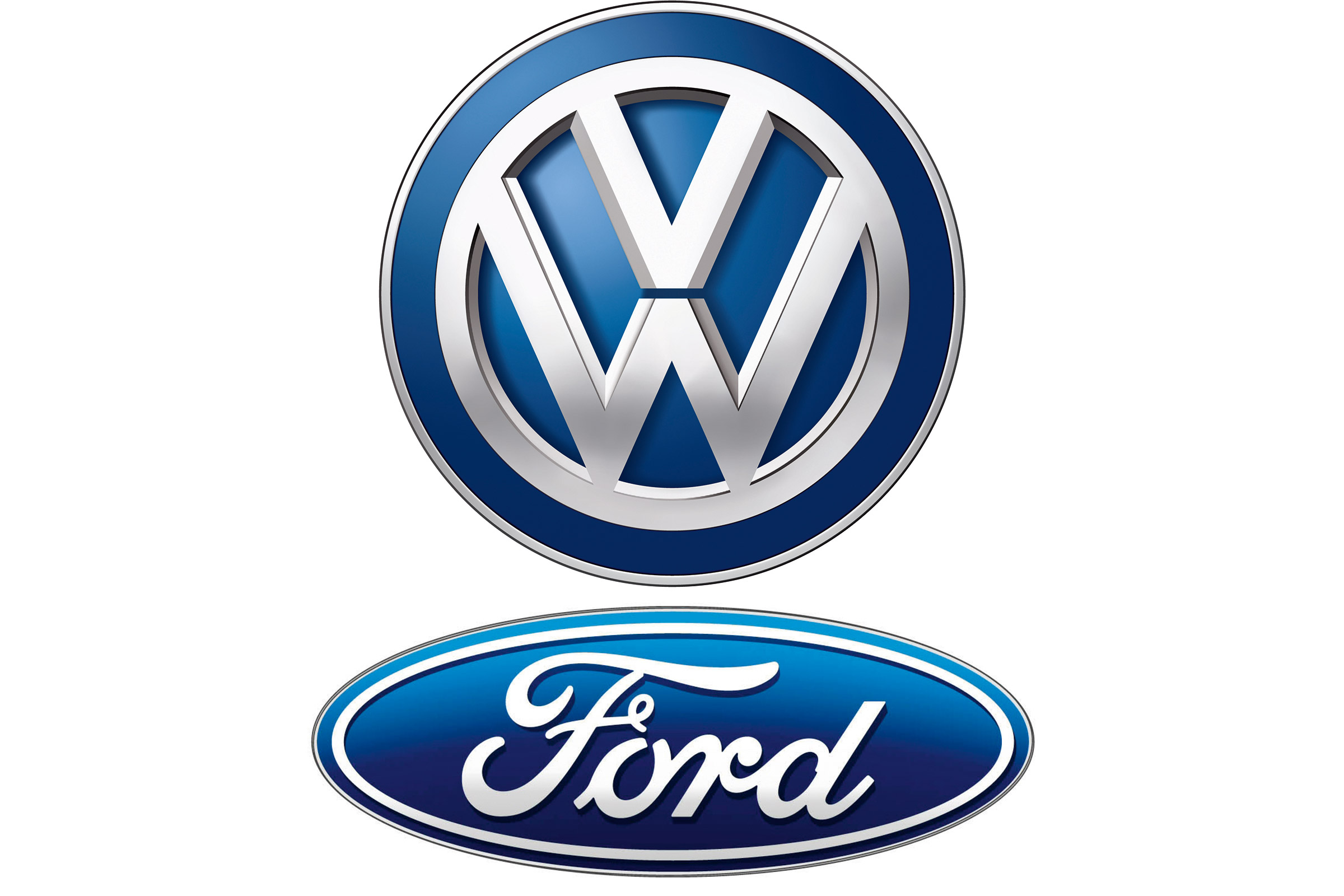 VW and Ford Logos