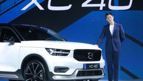 South Korean actor Jung Hae-in attends the launch of Volvo XC40