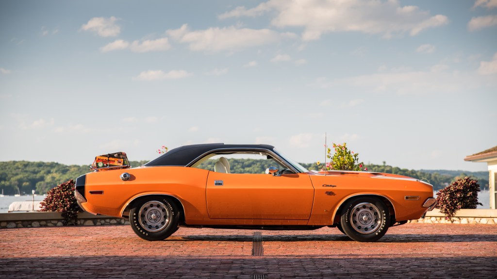 A profile picture of a Go Mango orange classic Challenger