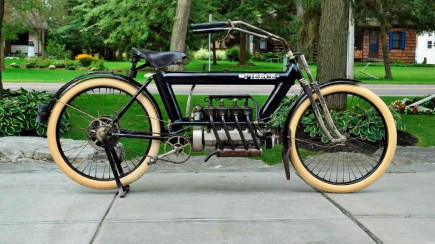 The Pierce-Arrow Four is a $225,000 American Antique Motorcycle