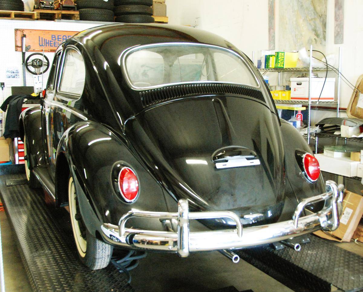 23-mile 1964 Volkswagen beetle in black