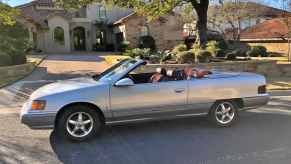 silver 1 of 1 Mercury Sable convertible concept car