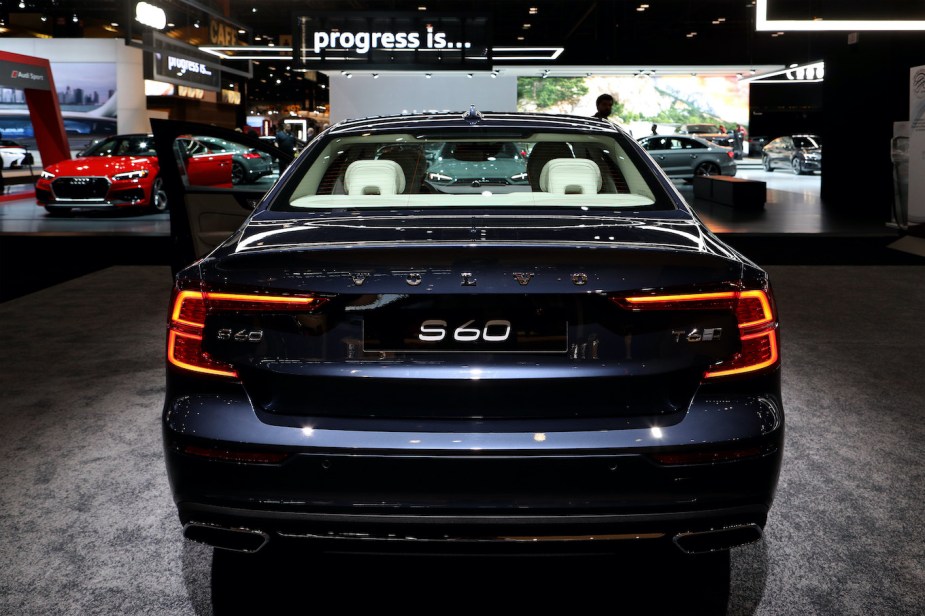 The 2019 S60 on display at the 111th Annual Chicago Auto Show