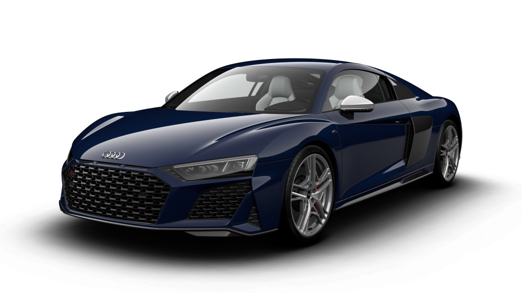 Audi R8 V10 Limited Edition in Mugello Blue front