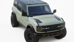 press photo of a Ford Bronco four-door