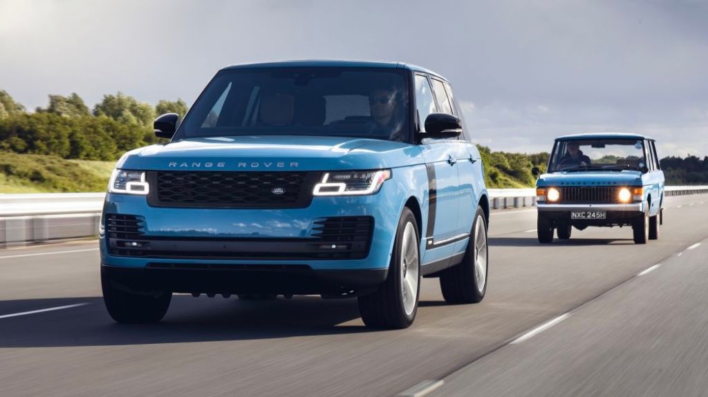 2021 Range Rover Fifty Edition driving on road