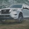 The 2023 Nissan Patrol off-roading over dirt