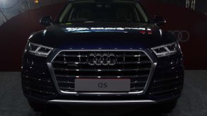Newly launched Audi Q5 displayed at GMR Grounds, Aerocity