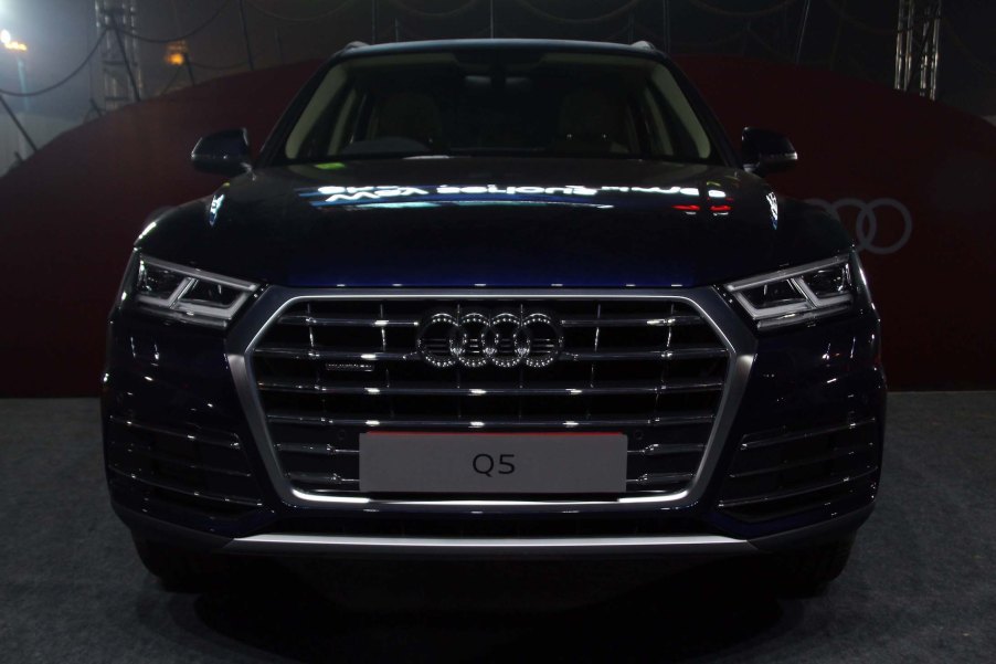 Newly launched Audi Q5 displayed at GMR Grounds, Aerocity