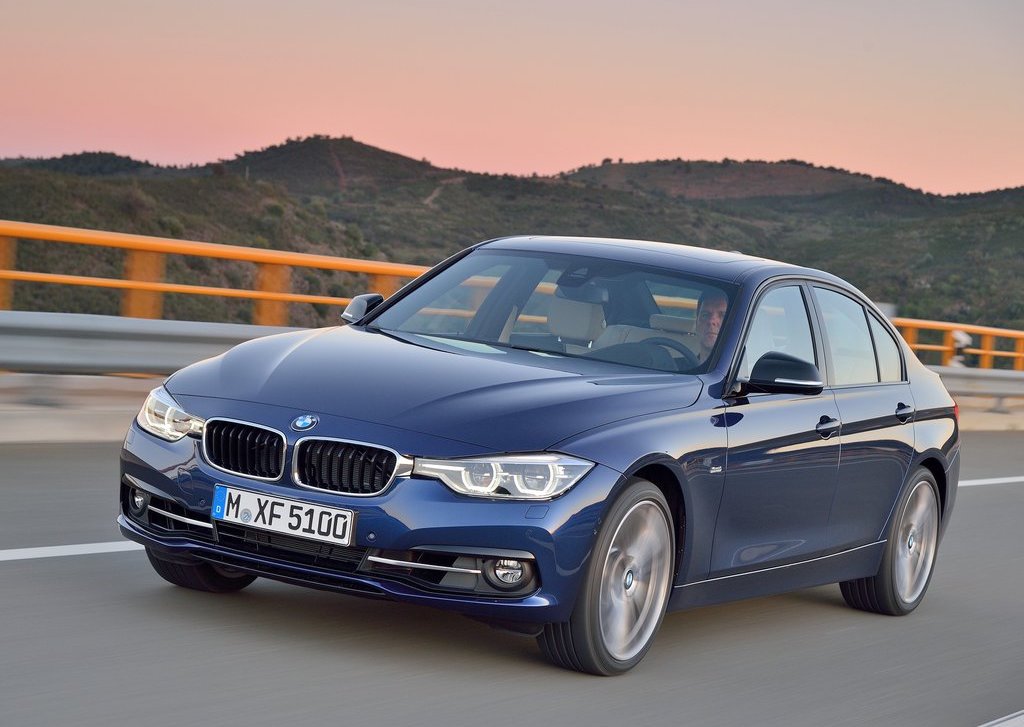 BMW, like this 3 Series driving on a scenic road, is among brands that are leased the most