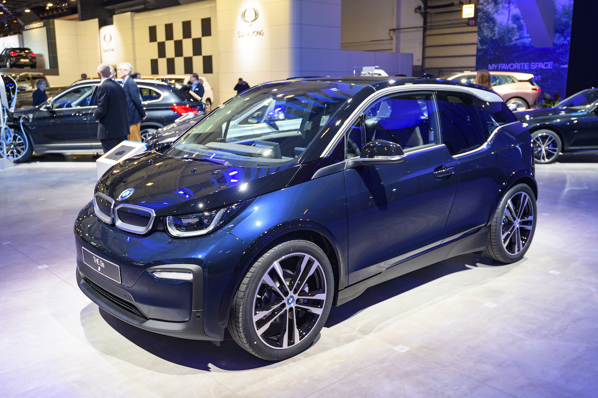 BMW i3 on display at the 98th European Motor Show