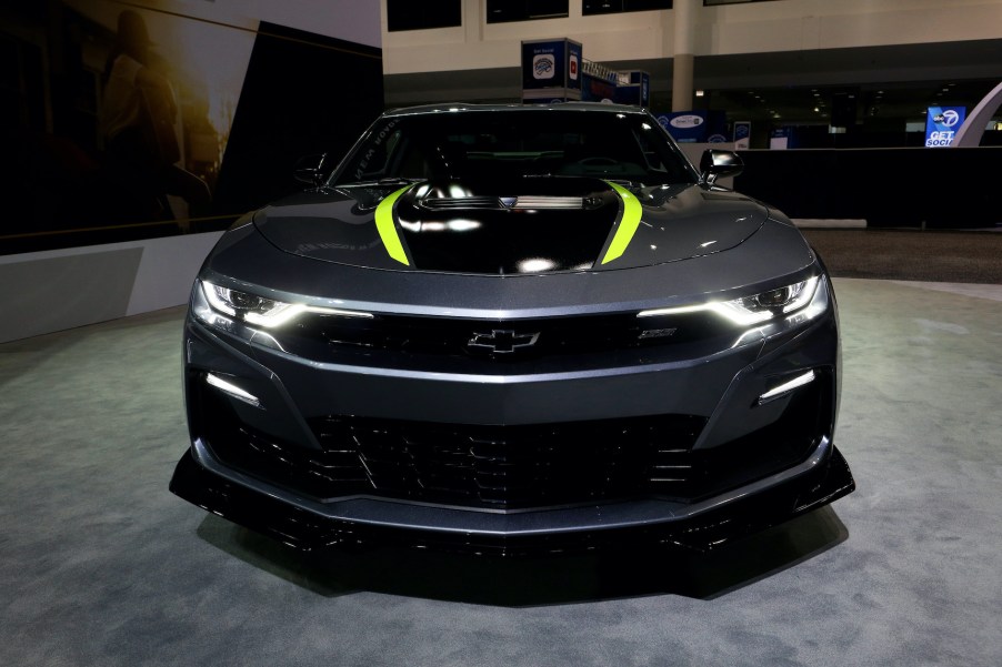 2020 Chevrolet Camaro SS is on display at the 112th Annual Chicago Auto Show