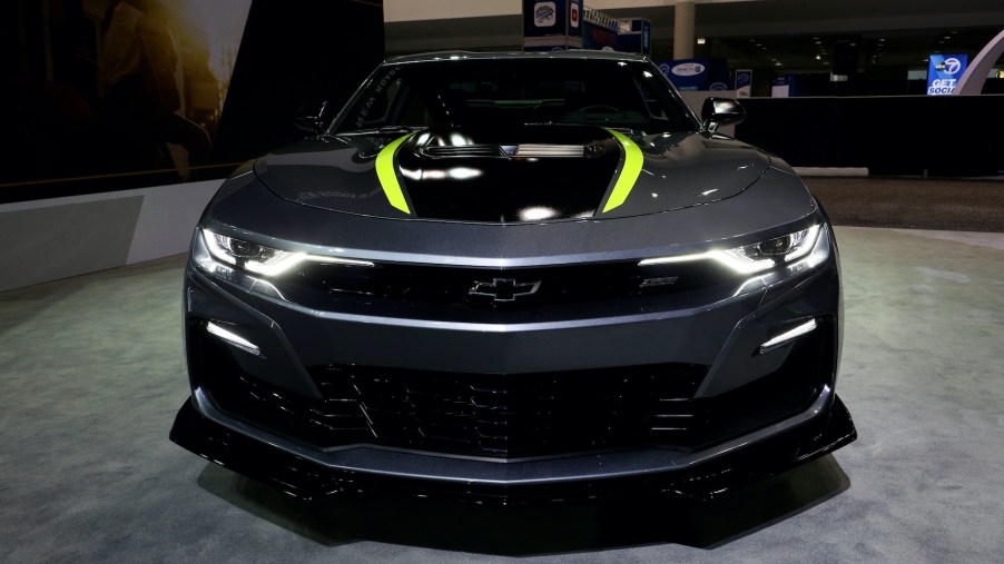 2020 Chevrolet Camaro SS is on display at the 112th Annual Chicago Auto Show