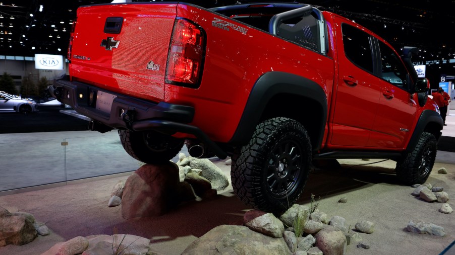 The Chevy Colorado ZR2 Bison is on display at the 111th Annual Chicago Auto Show