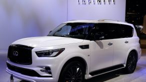 2020 Infiniti QX80 is on display at the 112th Annual Chicago Auto Show