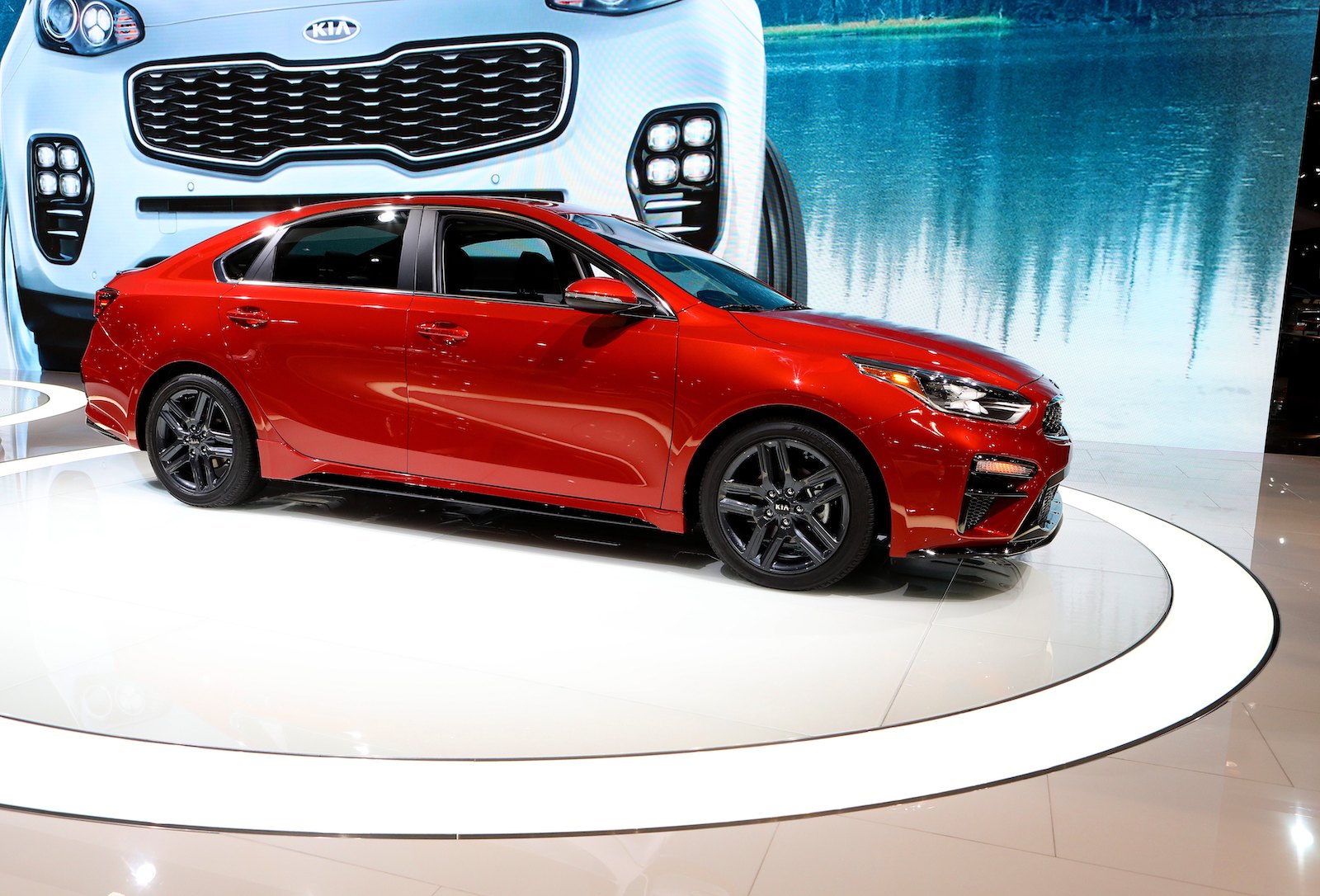 2019 Kia Forte EX Launch Edition is on display at the 110th Annual Chicago Auto Show at McCormick Place