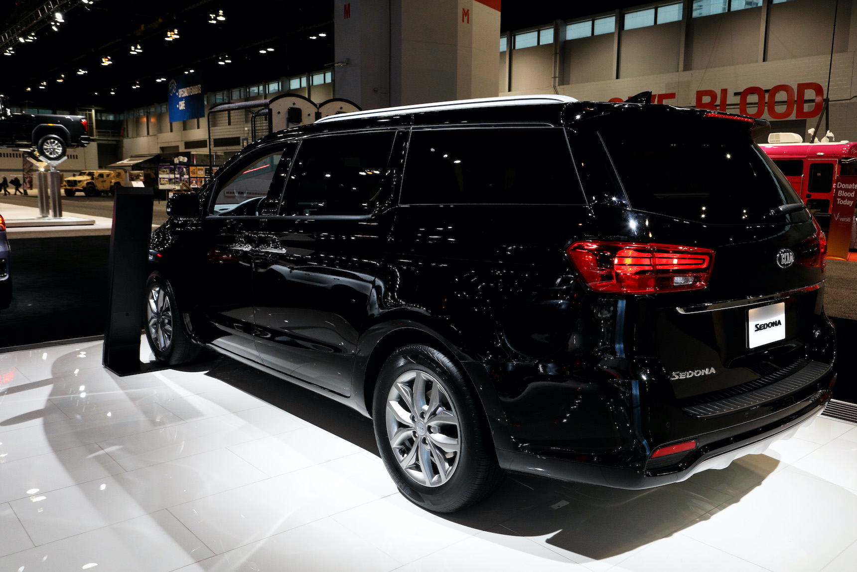 2020 Kia Sedona is on display at the 112th Annual Chicago Auto Show