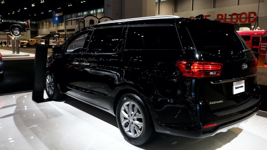 2020 Kia Sedona is on display at the 112th Annual Chicago Auto Show