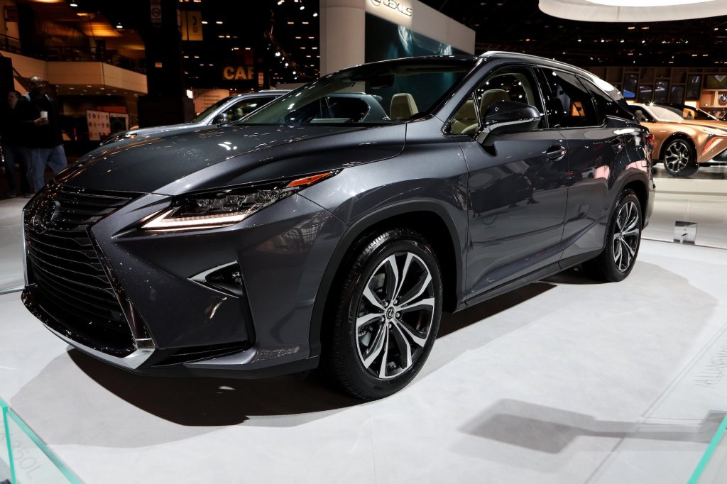 2018 Lexus RX 350L is on display at the 110th Annual Chicago Auto Show