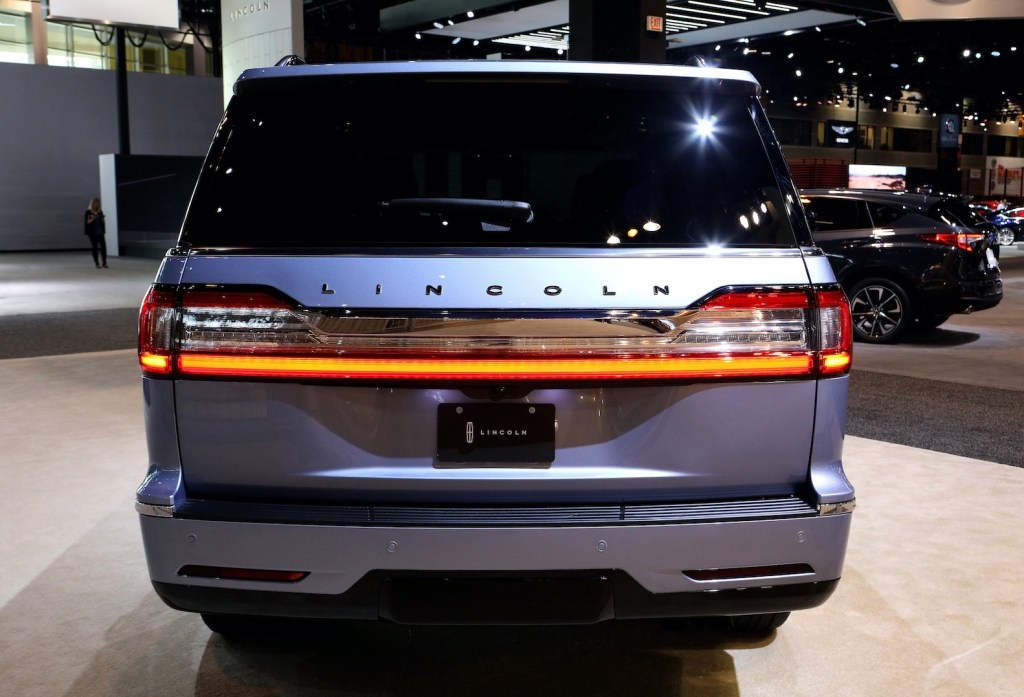 2020 Lincoln Navigator – a cousin of the Ford Expedition – is on display at the 112th Annual Chicago Auto Show